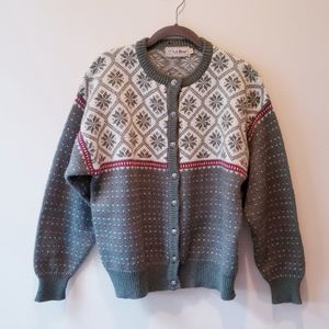 Vintage L.L. Bean Wool Christmas Sweater